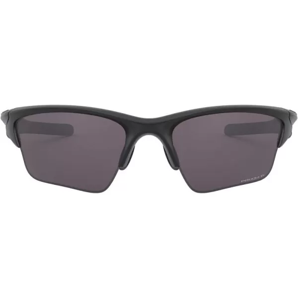 imageOakley Mens Oo9154 Half Jacket 20 XL Rectangular SunglassesMatte BlackPrizm Grey Polarized