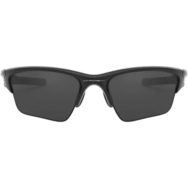 imageOakley Mens Oo9154 Half Jacket 20 XL Rectangular SunglassesPolished BlackBlack Iridium
