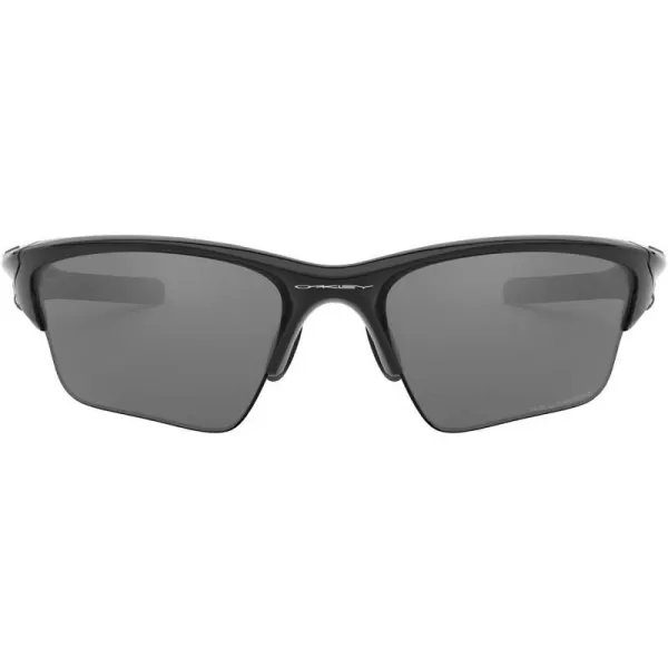 imageOakley Mens Oo9154 Half Jacket 20 XL Rectangular SunglassesPolished BlackBlack Iridium Polarized