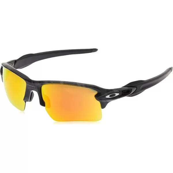 imageOakley Mens Oo9188 Flak 20 XL Rectangular SunglassesMatte Black CamoPrizm Ruby
