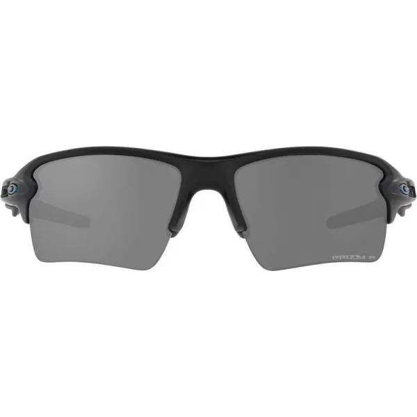 imageOakley Mens Oo9188 Flak 20 XL Rectangular SunglassesMatte Black Thin Blue LinePrizm Black Polarized