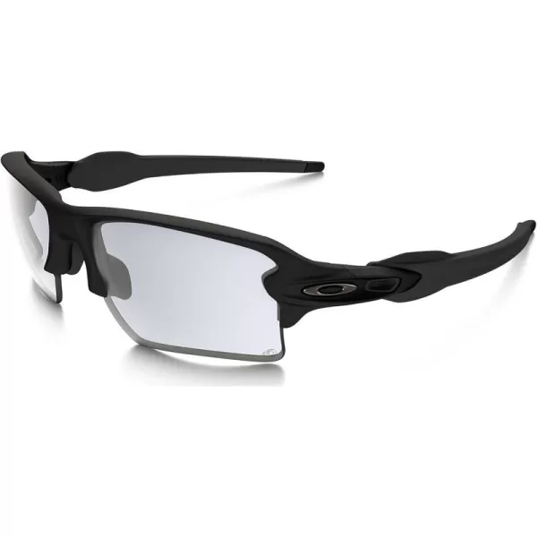 imageOakley Mens Oo9188 Flak 20 XL Rectangular SunglassesMatte BlackClear Black Iridium Photochromic
