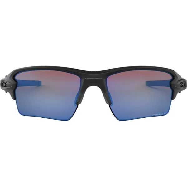 imageOakley Mens Oo9188 Flak 20 XL Rectangular SunglassesMatte BlackPrizm Deep Water Polarized