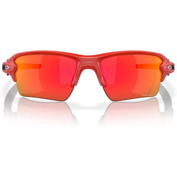 imageOakley Mens Oo9188 Flak 20 XL Rectangular SunglassesMatte RedlinePrizm Ruby