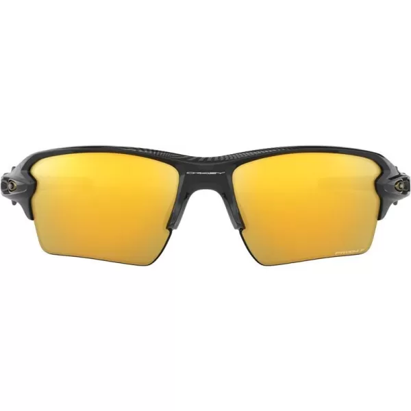 imageOakley Mens Oo9188 Flak 20 XL Rectangular SunglassesPolished BlackPrizm 24k Polarized