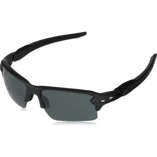 imageOakley Mens Oo9188 Flak 20 XL Rectangular SunglassesSteelPrizm Black Polarized