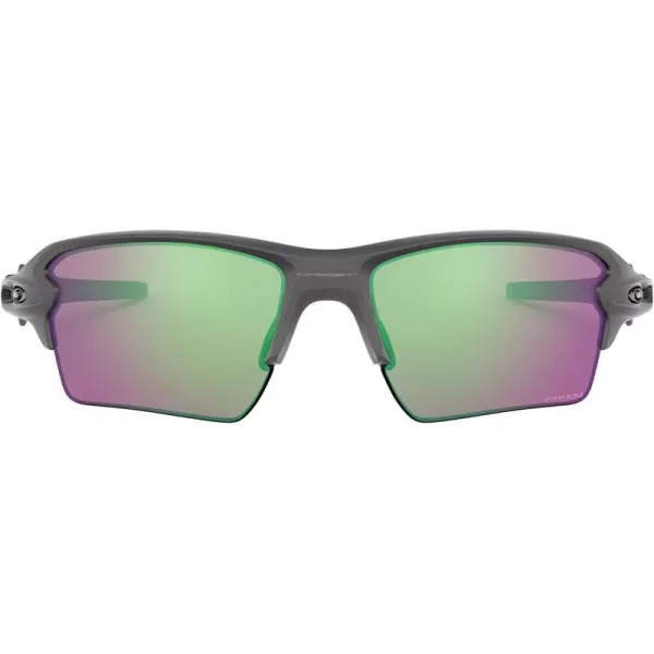 imageOakley Mens Oo9188 Flak 20 XL Rectangular SunglassesSteelPrizm Road Jade