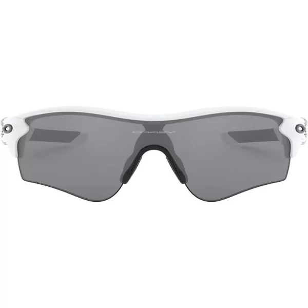imageOakley Mens Oo9206 Radarlock Path Low Bridge Fit Rectangular SunglassesMatte WhiteSlate Iridium