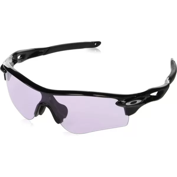 imageOakley Mens Oo9206 Radarlock Path Low Bridge Fit Rectangular SunglassesPolished BlackPrizm Low Light