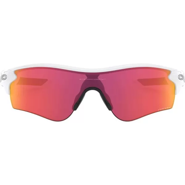 imageOakley Mens Oo9206 Radarlock Path Low Bridge Fit Rectangular SunglassesPolished WhitePrizm Field