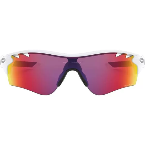 imageOakley Mens Oo9206 Radarlock Path Low Bridge Fit Rectangular SunglassesPolished WhitePrizm Road