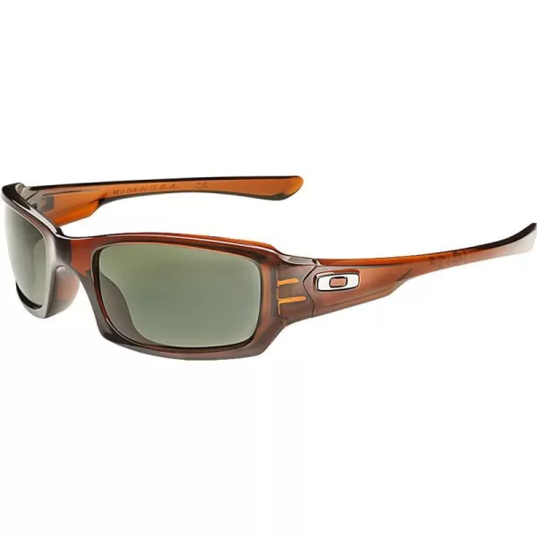 imageOakley Mens Oo9238 Fives Squared Rectangular SunglassesBrown  Dark Grey