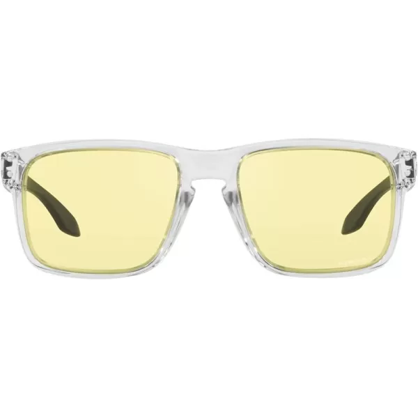 imageOakley Mens Oo9244 Holbrook Low Bridge Fit Rectangular SunglassesClearPrizm Gaming