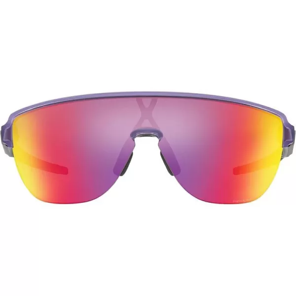 imageOakley Mens Oo9248a Corridor Low Bridge Fit Rectangular SunglassesMatte Transparent LilacPrizm Road