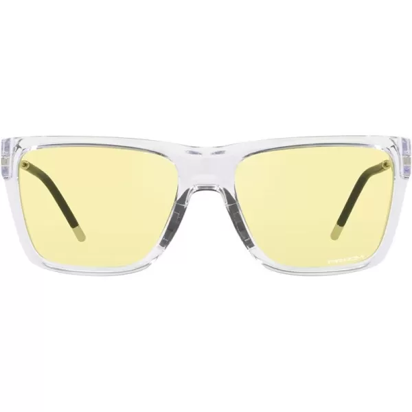 imageOakley Mens Oo9249 Nxtlvl Rectangular SunglassesPolished ClearPrizm Gaming