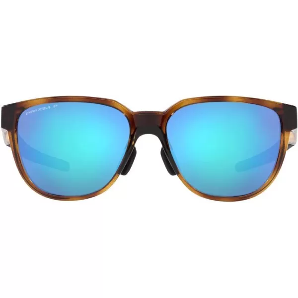 imageOakley Mens Oo9250a Actuator Low Bridge Fit Rectangular SunglassesBrown TortoisePrizm Sapphire Polarized
