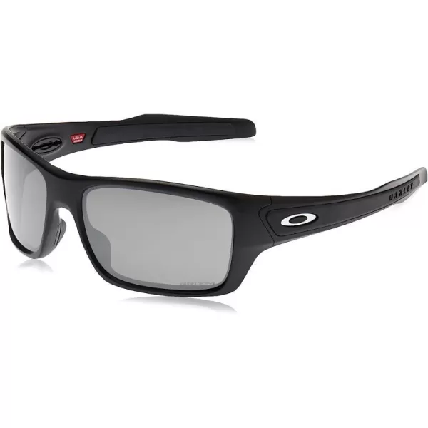 imageOakley Mens Oo9263 Turbine Rectangular SunglassesMatte BlackPrizm Jade Polarized