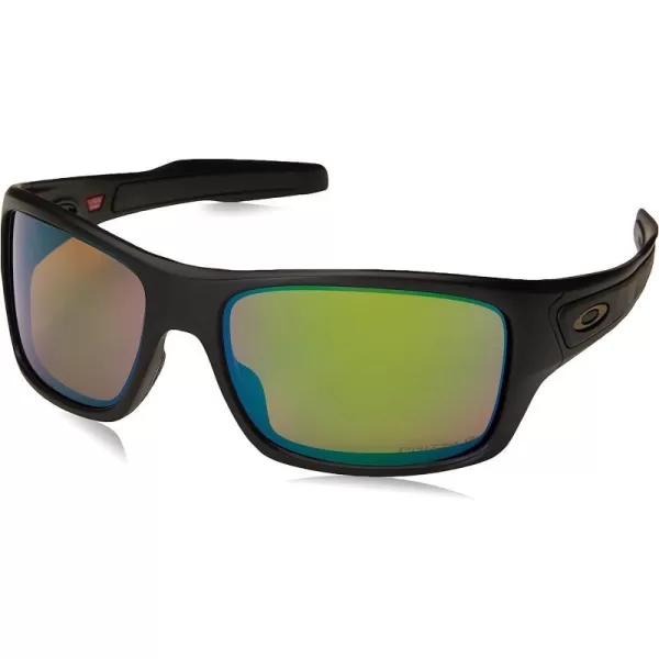 imageOakley Mens Oo9263 Turbine Rectangular SunglassesMatte BlackPrizm Shallow Water Polarized