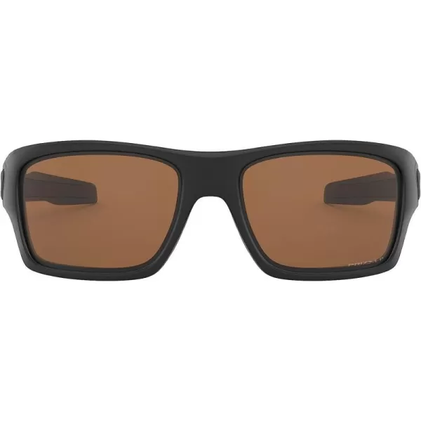 imageOakley Mens Oo9263 Turbine Rectangular SunglassesMatte BlackPrizm Tungsten Polarized