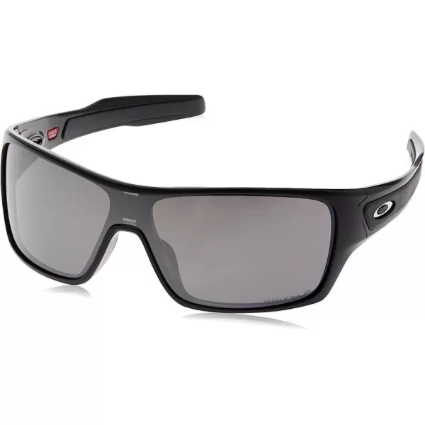 imageOakley Mens Oo9263 Turbine Rectangular SunglassesPolished BlackPrizm Black Polarized