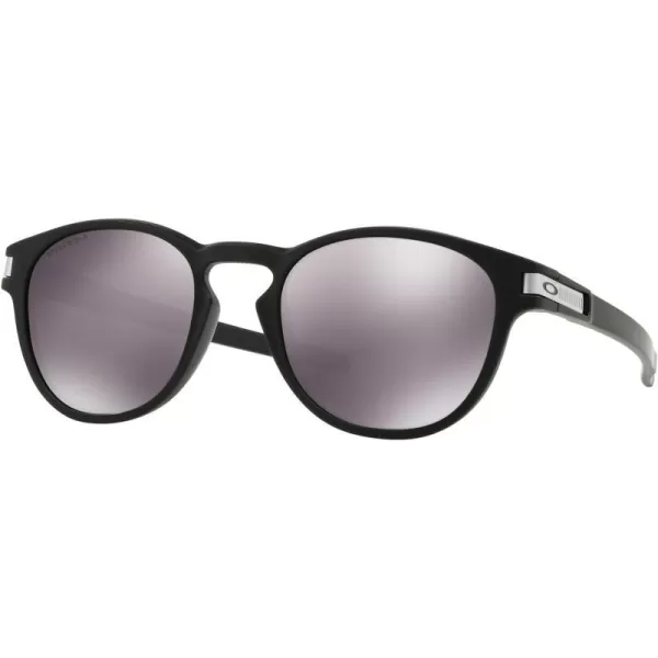 imageOakley Mens Oo9265 Latch Oval SunglassesGrid Matte BlackPrizm Black