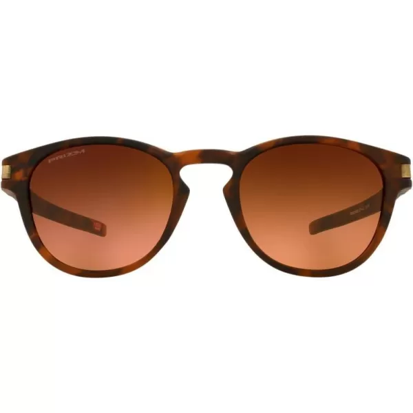 imageOakley Mens Oo9265 Latch Oval SunglassesMatte Brown TortoisePrizm Brown Gradient