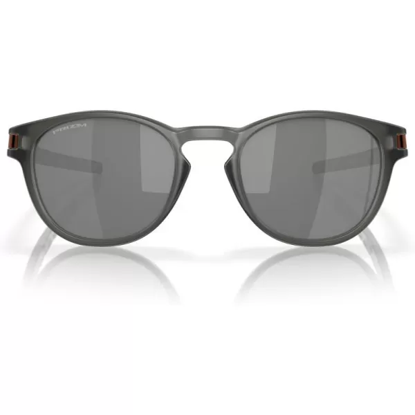 imageOakley Mens Oo9265 Latch Oval SunglassesMatte Grey SmokePrizm Black