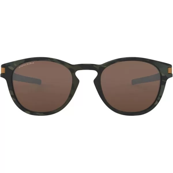 imageOakley Mens Oo9265 Latch Oval SunglassesMatte Olive CamoPrizm Tungsten