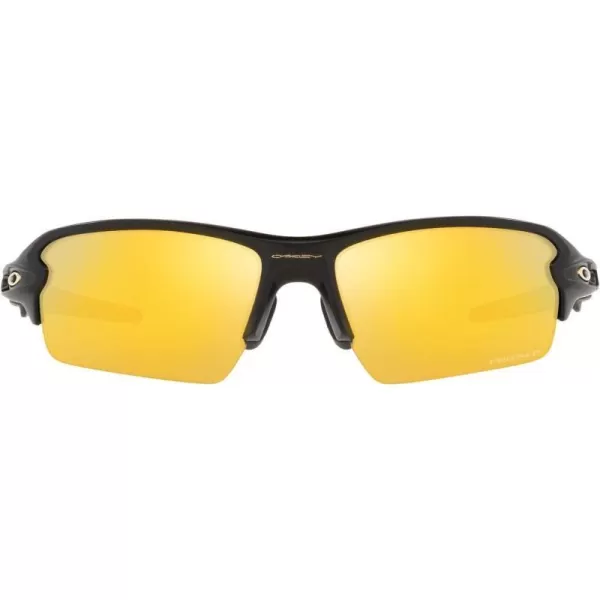 imageOakley Mens Oo9271 Flak 20 Low Bridge Fit Rectangular SunglassesMatte BlackPrizm 24k Polarized