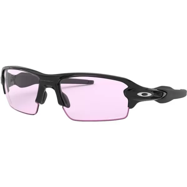 imageOakley Mens Oo9271 Flak 20 Low Bridge Fit Rectangular SunglassesPolished BlackPrizm Low Light