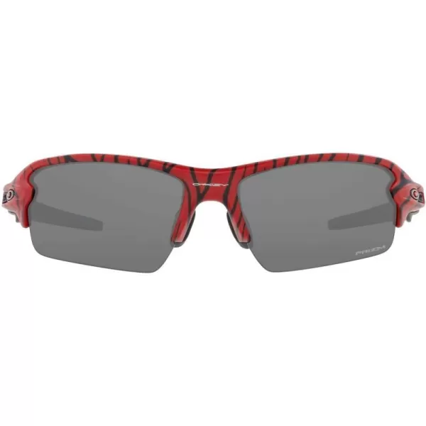 imageOakley Mens Oo9271 Flak 20 Low Bridge Fit Rectangular SunglassesRed TigerPrizm Black