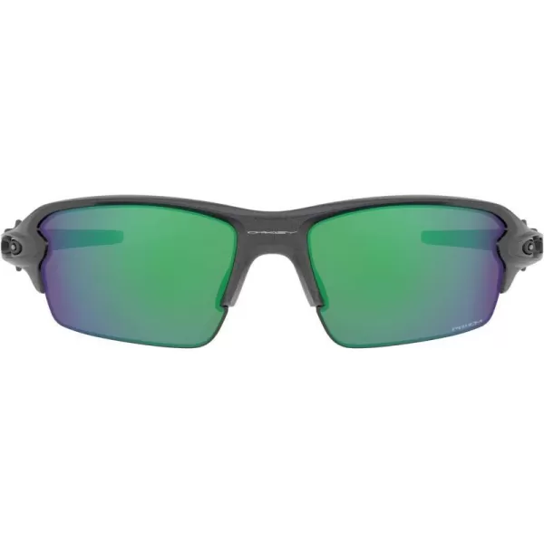 imageOakley Mens Oo9271 Flak 20 Low Bridge Fit Rectangular SunglassesSteelPrizm Jade