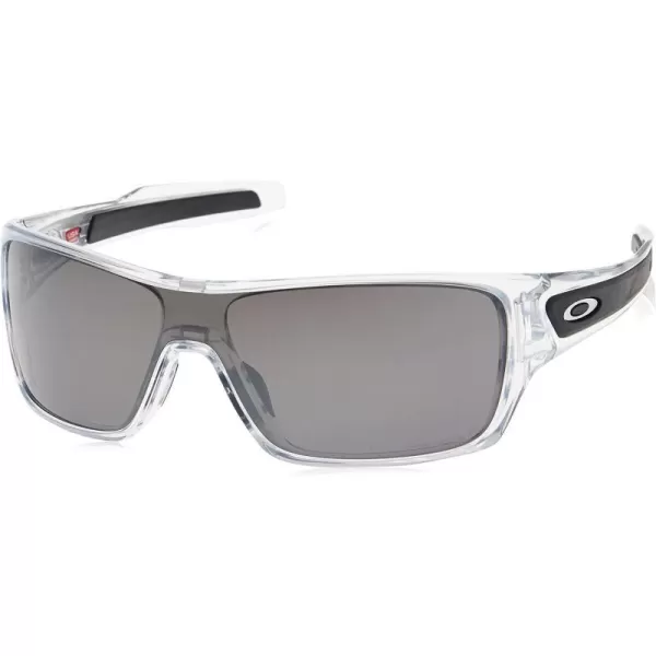 imageOakley Mens Oo9307 Turbine Rotor Rectangular SunglassesPolished ClearPrizm Black Polarized