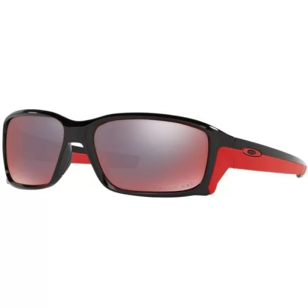 imageOakley Mens Oo9331 Straightlink Rectangular SunglassesPolished BlackTorch Iridium Polarized