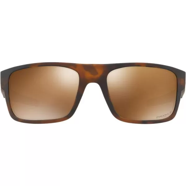 imageOakley Mens Oo9367 Drop Point Rectangular SunglassesMatte TortoisePrizm Tungsten Polarized
