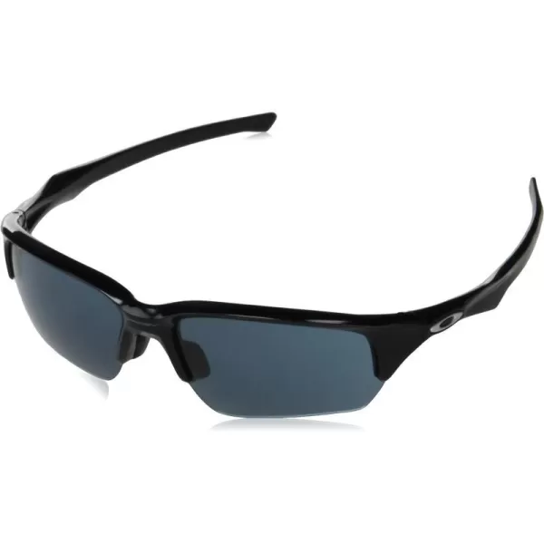 imageOakley Mens Oo9372 Flak Beta Low Bridge Fit Rectangular SunglassesPolished BlackPrizm Grey
