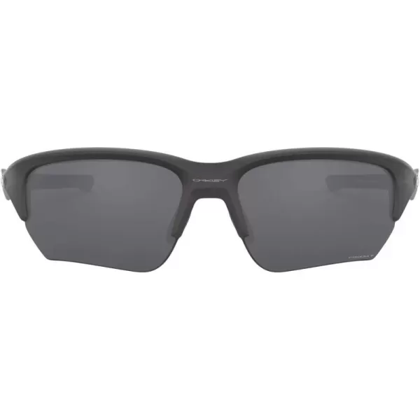 imageOakley Mens Oo9372 Flak Beta Low Bridge Fit Rectangular SunglassesSteelPrizm Black Polarized