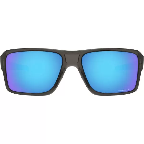 imageOakley Mens Oo9380 Double Edge Rectangular SunglassesGrey SmokePrizm Sapphire Iridium Polarized