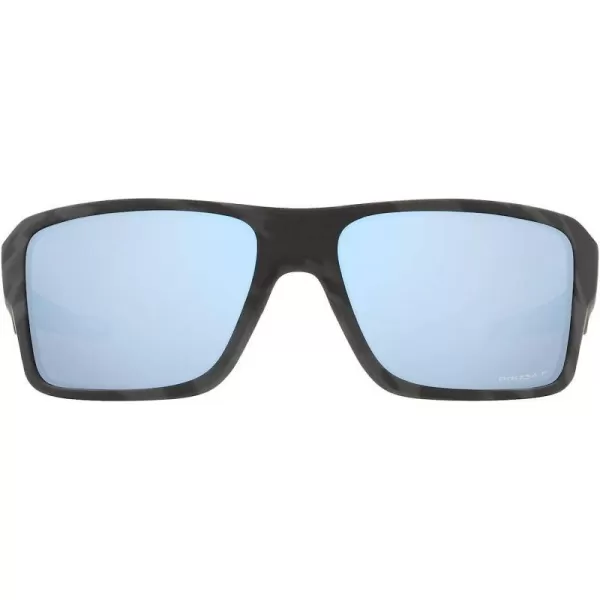 imageOakley Mens Oo9380 Double Edge Rectangular SunglassesMatte Black CamoPrizm Deep Water Polarized