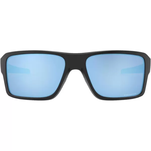 imageOakley Mens Oo9380 Double Edge Rectangular SunglassesMatte BlackPrizm Deep Water Polarized