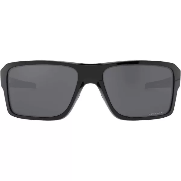 imageOakley Mens Oo9380 Double Edge Rectangular SunglassesPolished BlackPrizm Black Polarized
