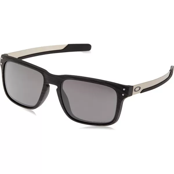 imageOakley Mens Oo9384 Holbrook Mix Rectangular SunglassesWoodgrainPrizm Black