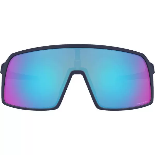 imageOakley Mens Oo9406a Sutro Low Bridge Fit Rectangular SunglassesMatte NavyPrizm Sapphire