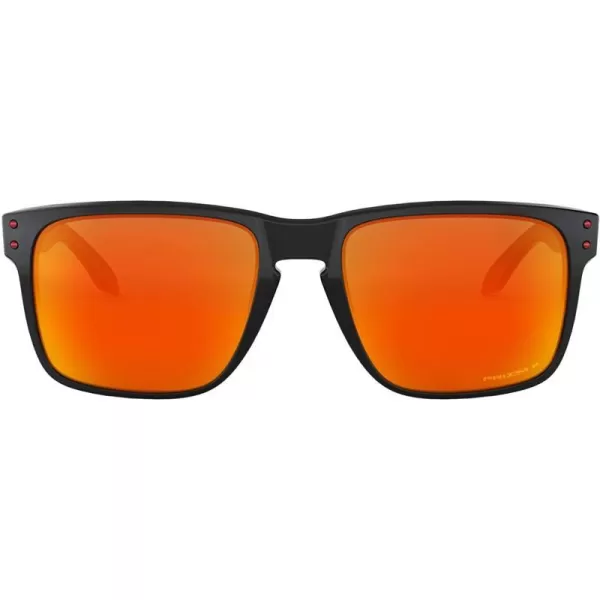imageOakley Mens Oo9417 Holbrook XL Square SunglassesBlack InkRedPrizm Ruby Polarized