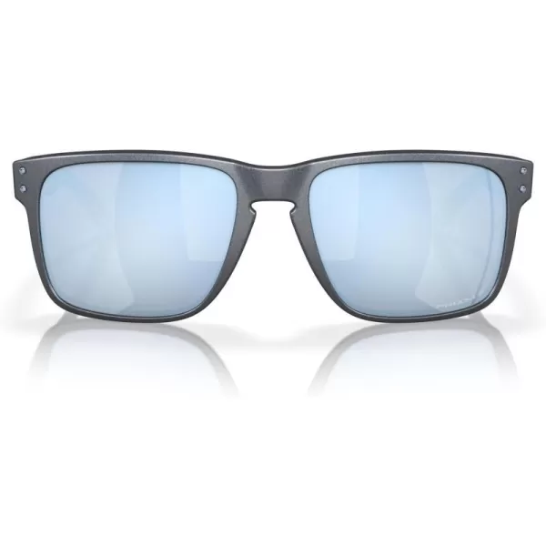 imageOakley Mens Oo9417 Holbrook XL Square SunglassesBlue SteelPrizm Deep Water Polarized