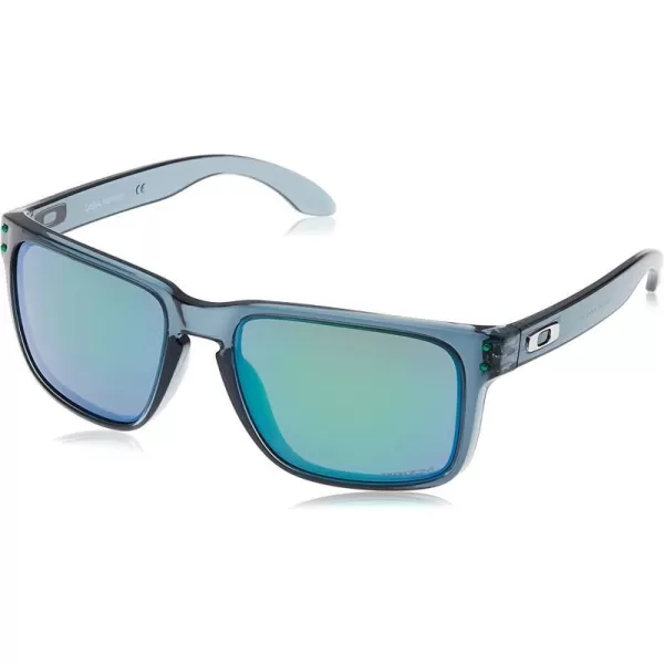 imageOakley Mens Oo9417 Holbrook XL Square SunglassesCrystal BlackPrizm Jade