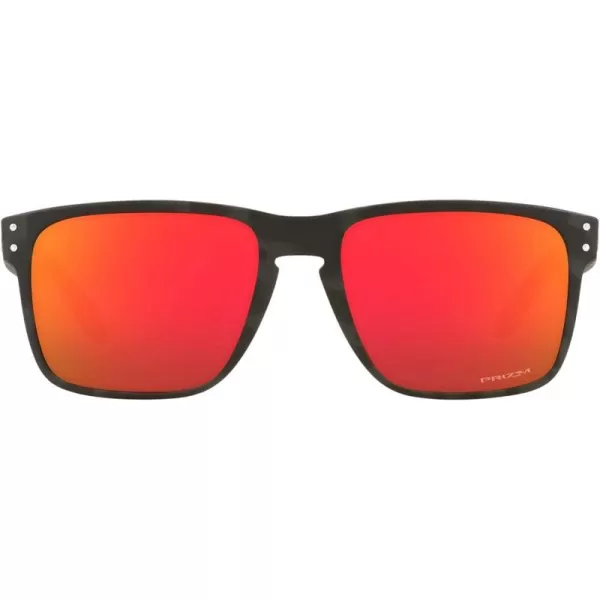 imageOakley Mens Oo9417 Holbrook XL Square SunglassesMatte Black CamouflagePrizm Ruby