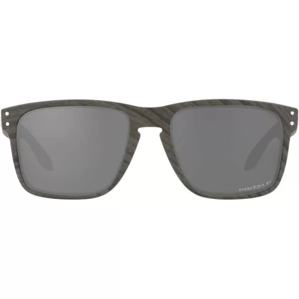 imageOakley Mens Oo9417 Holbrook XL Square SunglassesWoodgrainPrizm Black Polarized
