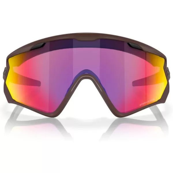 imageOakley Mens Oo9418 Wind Jacket 20 Shield SunglassesMatte GrenachePrizm Road