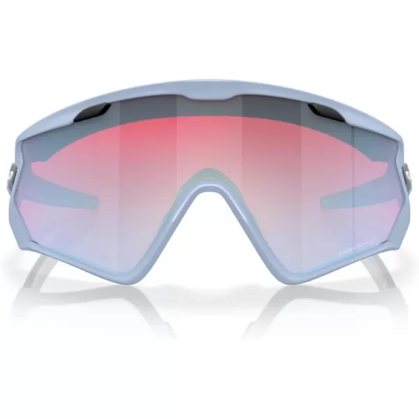 imageOakley Mens Oo9418 Wind Jacket 20 Shield SunglassesMatte Transparent StonewashPrizm Snow Sapphire